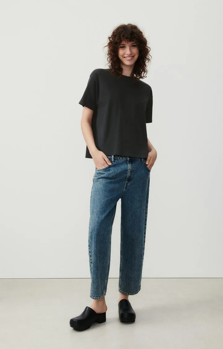 WOMEN'S T-SHIRT SS FIZVALLEY - VINTAGE CARBON