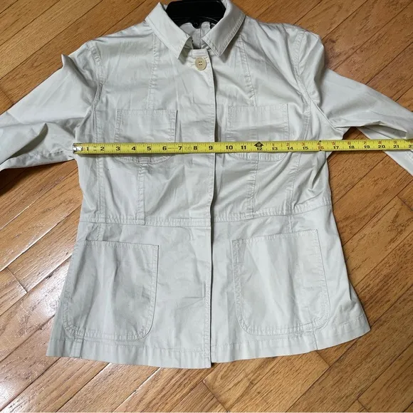 Women's Talbots Lightweight Stretch Button Down Jacket NWT