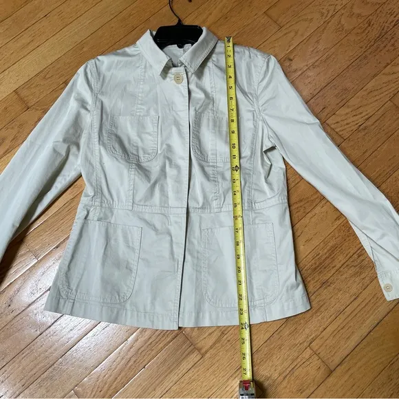 Women's Talbots Lightweight Stretch Button Down Jacket NWT