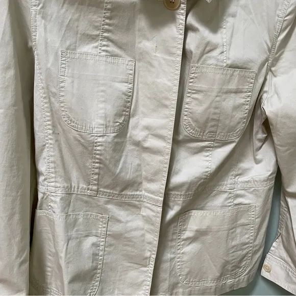 Women's Talbots Lightweight Stretch Button Down Jacket NWT