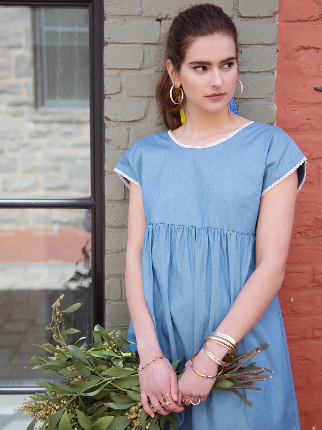 Women's Verlaine Dress - Cotton Denim
