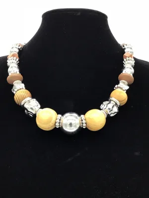 Wood/Silver Mix