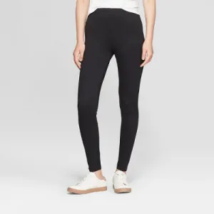 Xhilaration Women's Skinny Super Soft Leggings Black L