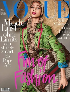 YASMIN WIJNALDUM Birgit Kos VALENTINA SAMPAIO Vogue Magazine Germany August 2017