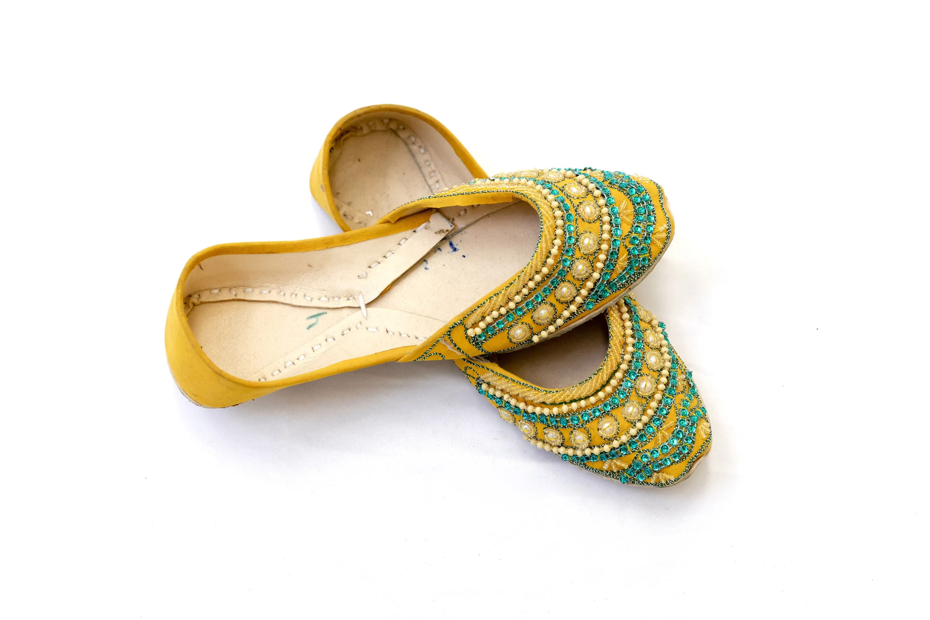 Yellow Jutti Khussa - Shoes - Women's