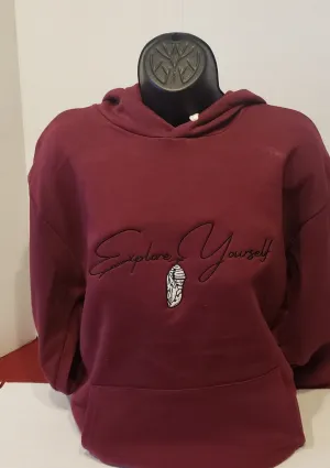 Yourself Maroon(Maroon Style)zHoodie